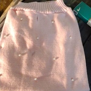 Dogs pretty pink sweater